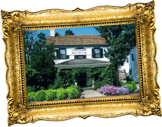 Framed photograph of Collier's storefront.